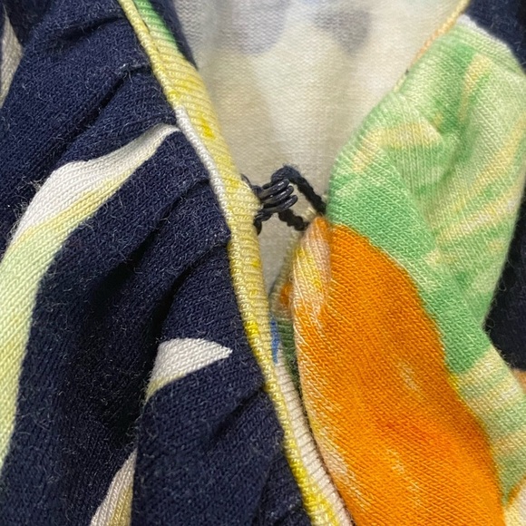 Lauren Ralph Lauren Tropical Floral Jersey Knit Belted Top Plus‎ Size XXL - Picture 4 of 14